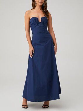 LORA POPLIN MAXI DRESS
